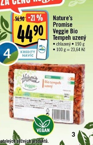 Nature's Promise Veggie Bio Tempeh uzený