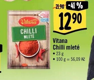 Vitana Chilli mleté 23 g