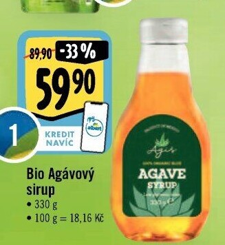 Agávový sirup Agis