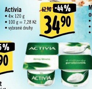 Bílý jogurt Activia Danone