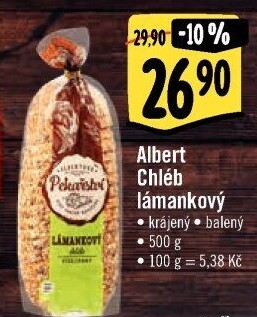 Chléb lámankový Albert