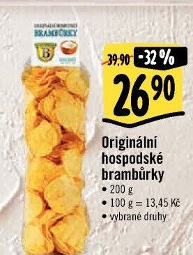 Hospodské brambůrky Bramborárna Zykmund