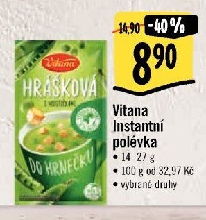Instantní polévky Vitana