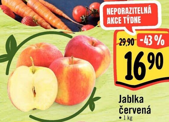 Jablka červená