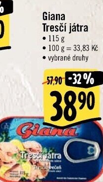 Játra tresčí Giana