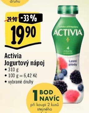 Jogurtový nápoj Activia Danone