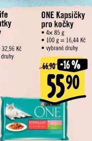 Kapsičky pro kočky One Purina