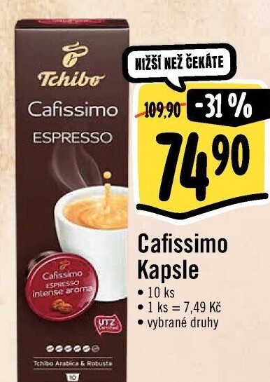 Kapsle Cafissimo Tchibo