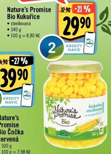 Kukuřice bio Nature'