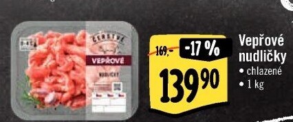 Maso vepřové nudličky Albert