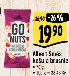 Směs kešu a brusinek Albert