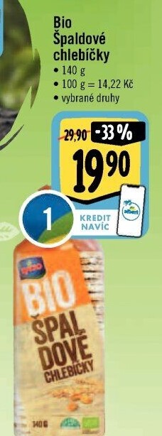 Špaldové chlebíčky bio Racio