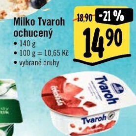 Tvaroh ochucený Milko