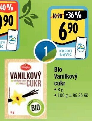 Vanilkový cukr bio Amylon