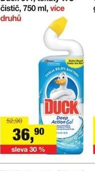 Duck 5v1, tekutý WC čistič, 750 ml