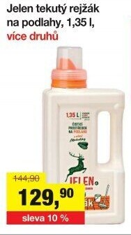 Čistič na podlahy Jelen