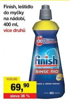 Leštidlo do myčky Finish