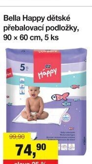 Podložky přebalovací Háppy Bella