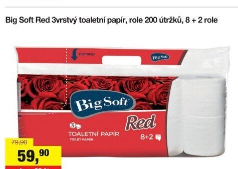 Toaletní papír 3vrstvý Big Soft