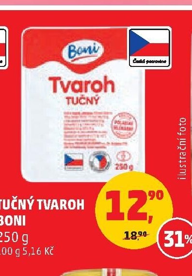 Tučný tvaroh Boni