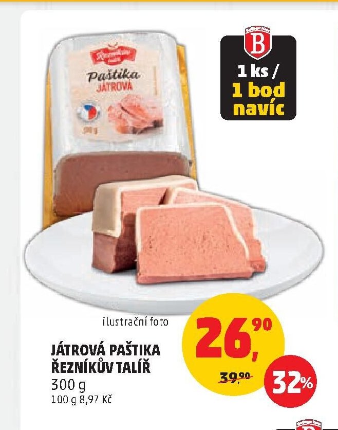 Játrová paštika Řezníkův talíř 300 g
