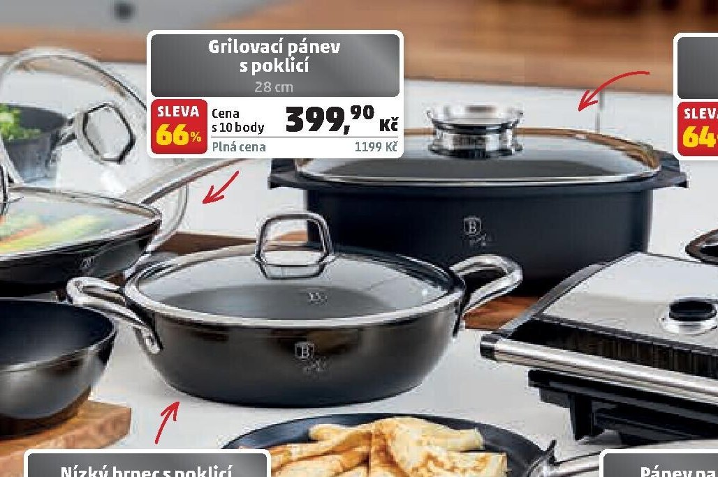 Grilovací pánev s poklicí