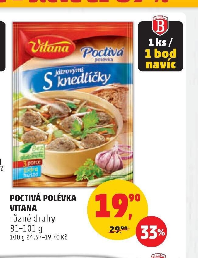 Poctivá polévka Vitana