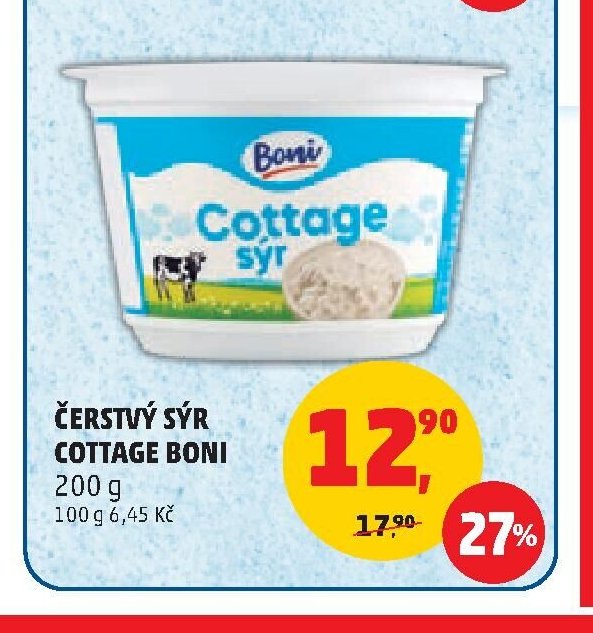 ČERSTVÝ SÝR COTTAGE BONI