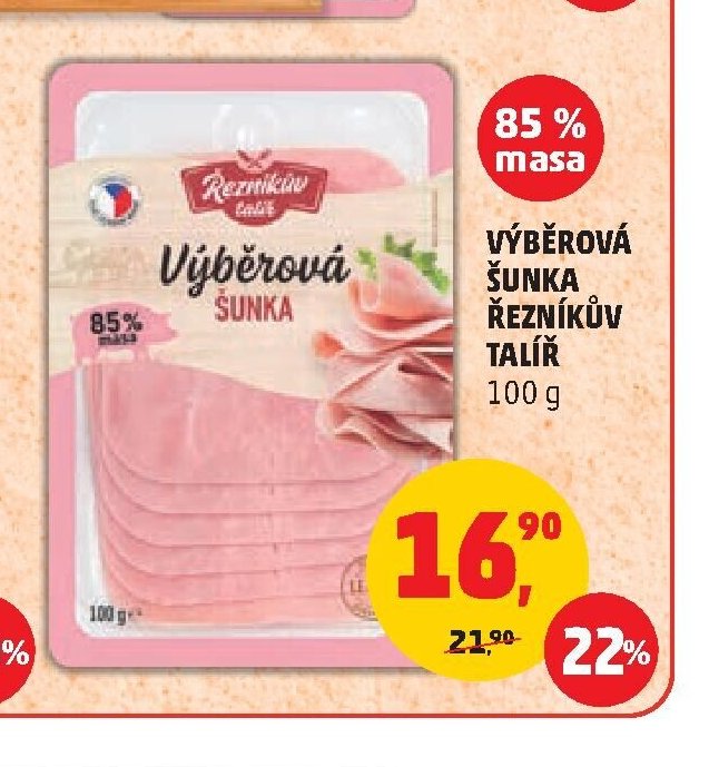 Výběrová šunka Řezníkův talíř