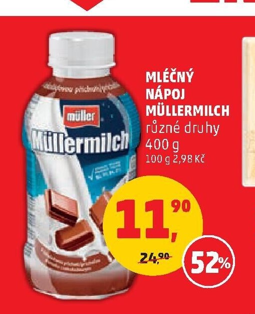 Mléčný nápoj Müllermilch