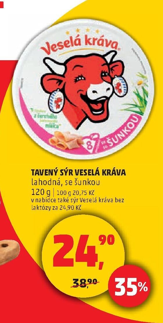 Tavený sýr Veselá kráva