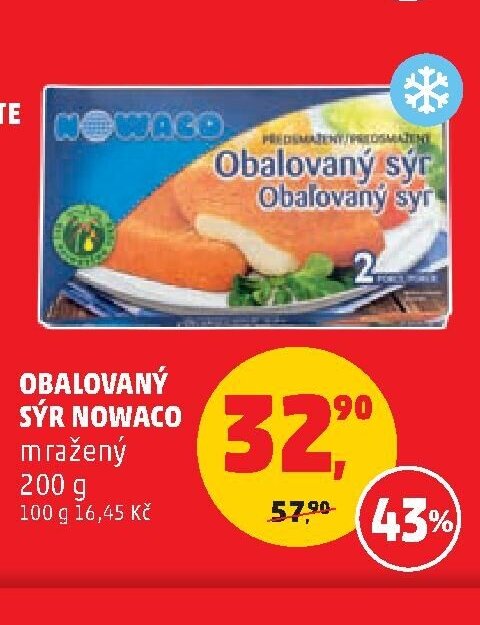 Obalovaný sýr Nowaco