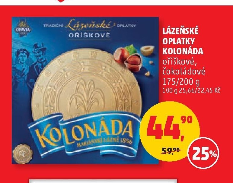 LÁZEŇSKÉ OPLATKY KOLONÁDA