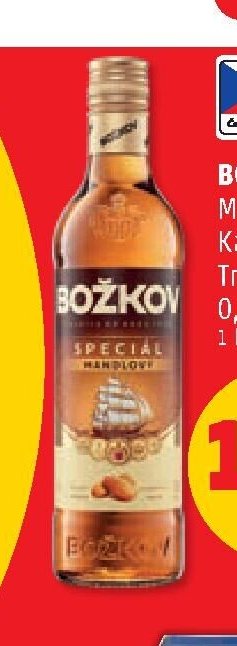 BOŽKOV Mandlový 30 % alk., Kávový 30 % alk., Tradiční 35 % alk.