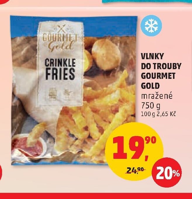 Vlnky do trouby Gourmet Gold