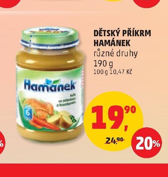 Dětský příkrm Hamánek