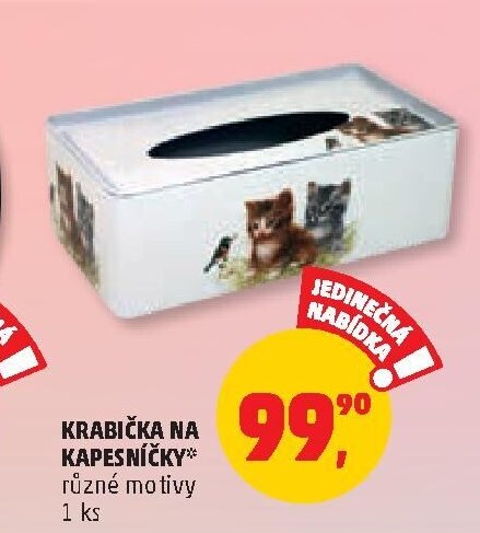 Krabička na kapesníčky