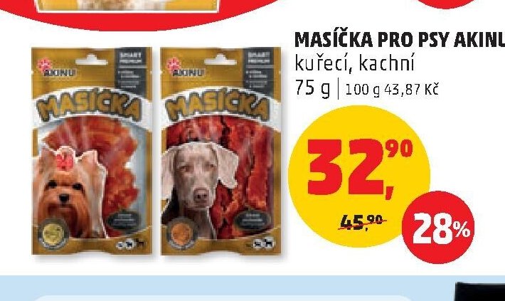 Masíčka pro psy Akinu