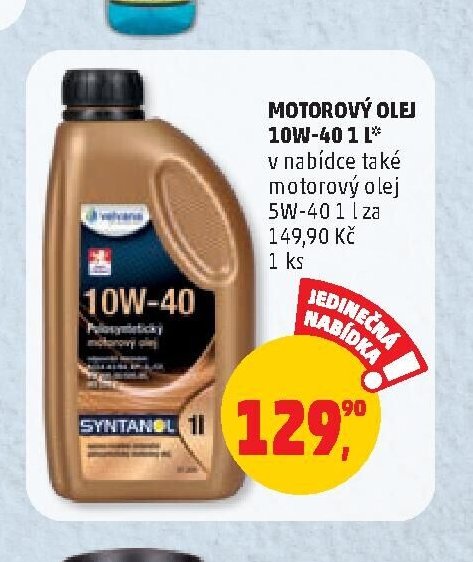 Motorový olej 10W-40