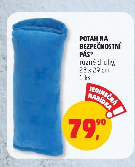 Potah na bezpečnostní pás