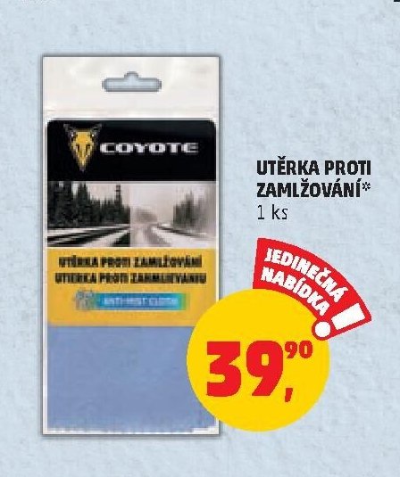 Utěrka proti zamlžování
