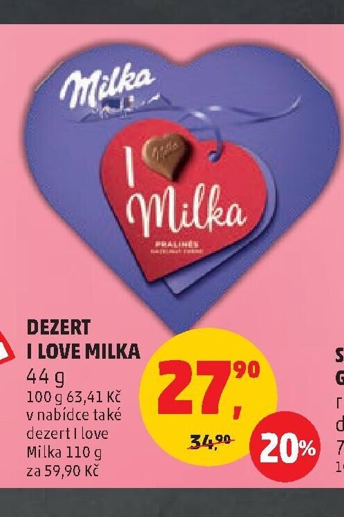 DEZERT I LOVE MILKA