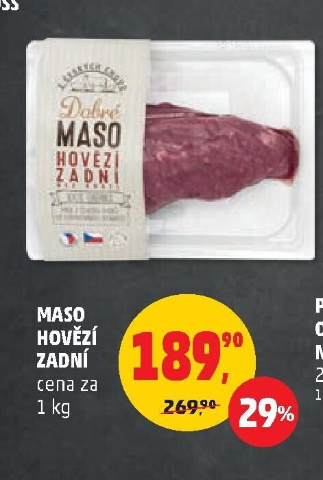 MASO HOVĚZÍ ZADNÍ