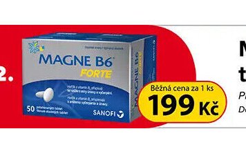 Magne B6 Forte tablety, 50 tbl.
