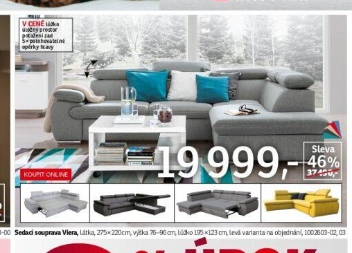 Sedací souprava Viera - ASKO akcniletaky.com