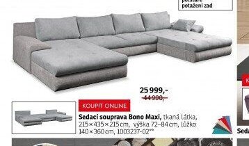 Sedací souprava Bono Maxi - ASKO akcniletaky.com