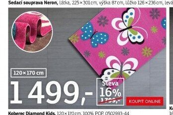 Koberec Diamond Kids - ASKO akcniletaky.com