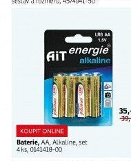 Baterie, AA, Alkaline, set 4 ks - ASKO akcniletaky.com