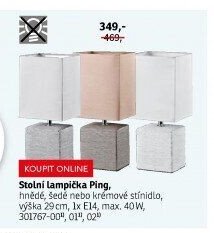 Stolní lampička Ping - ASKO akcniletaky.com