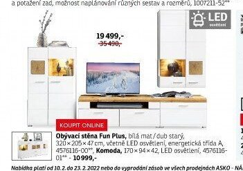 Obývací stěna Fun Plus - ASKO akcniletaky.com